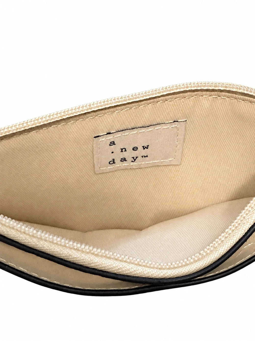 a new day Snake Print Key & Card Holder in Beige and Black